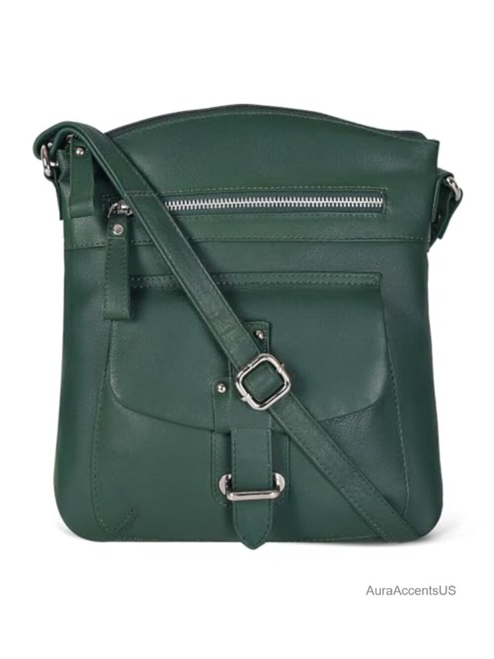 Genuine Leather Crossbody Bag for Women Medium Crossbody Handbag Purse